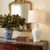 29" Gold Urn Table Lamp With Drum Shade