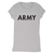 Women's Cotton Tee - Army - Grey