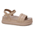 CASSIDY Women's Puff Seam Sandal With Ankle Strap