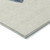 5' X 8' Ivory And Denim Blue Snowmen Washable Indoor Outdoor Area Rug
