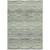 10' X 14' Green And Ivory Ogee Washable Indoor Outdoor Area Rug