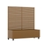 47" X 47" Brown Galvanized Metal Rectangular Planter Box