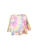 Tie Dye Top Ft 3/4 Sleeves And Reflective Tape Strip
