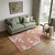 6' X 8' Red And White Oriental Washable Area Rug With UV Protection