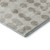 3' X 5' Ivory And Beige Polka Dot Washable Area Rug With UV Protection