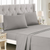 9 Piece Comforter Set Lavender Grey Modern Striped Bedding