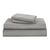 9 Piece Comforter Set Lavender Grey Modern Striped Bedding