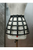 Faux Leather Cage Skirt with Gold Hardware