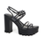 YOKI ASTER Women's Chunky High Heel Clear Summer Sandals