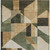 8' X 10' Fern Green Beige And Ivory Geometric Washable Indoor Outdoor Area Rug