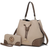 Candice Color Block Bucket Bag with Matching Wallet