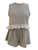 Summer Chillin Lace Trim Top and Flounce Shorts Set