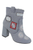 sale Womens Denim patched Short Booties