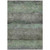 10' X 14' Artichoke Green And Gray Abstract Washable Indoor Outdoor Area Rug