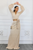 Bubble Sleeves Pleated Cropped Top With Maxi Skirt Set