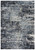 9' X 12' Gray Charcoal Beige And Ivory Abstract Hand Carved Handmade Area Rug