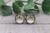 Bee Kind Retro Glass Stud Earrings