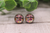 But First Coffee Floral  Glass Stud Earrings