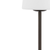 13" Antiqued Bronze USB Table Lamp With Empire Shade