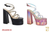 Yoki Women's Platform clear strappy Dress Heels Sandals