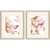 Set Of Two Bird Chatter Set of Set Gold Framed Wall Art