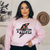Women's Living on a Prayer Girls Printed Crewneck Sweatshirts