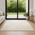 6' Ivory Geometric Runner Rug