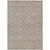 8' X 10' Beige And Taupe Oriental Washable Indoor Outdoor Area Rug