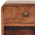 12" Natural Solid Wood One Drawer Floating Nightstand