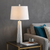 29" Clear Novelty Table Lamp With Drum Shade