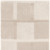 6' Ivory And Light Taupe Geometric Runner Rug