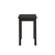 46" Black Solid Wood Rectangular Bar Table