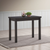 46" Black Solid Wood Rectangular Bar Table