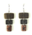 Earring Connected Rectangles-Happiness, Love, Truth