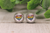 Autism Awareness Superman  Glass Stud Earrings