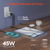 HyperGear 45W USB-C PD PPS Tri-Port GaN Fast Wall Charger