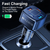 4 Port PD/USB Car Charger and 10FT Charger Compatible for Iphone 