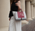 Yuliana Circular M emblem Print Satchel Bag with Wallet - 2 pieces