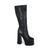 Yoki Womens Double platform Knee high tall Boots