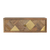 Solid Wood Carved Geometric One Drawer Floating Nightstand