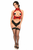Kitten Collection Velvet & Faux Leather Double Strap Body Harness