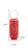 16" Red Abstract Iron Tabletop Lantern Candle Holder