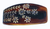 Engraved Barrette Tortoise Shell With Stone 