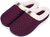 Roxoni Women's Slippers Cozy Fleece Warm Clog Knit Winter Ladies House Shoe Non-Slip