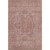 9' X 12' Salmon And Beige Oriental Washable Area Rug With UV Protection