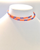 Collegiate-Clemson Bead Mix Choker