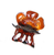 Rose Cover Hair Tortoise Shell Claw 