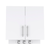 26" White Wood Floating Double Door Bathroom Vanity