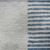 5' X 8' Denim Blue Ivory And Gray Geometric Washable Area Rug With UV Protection