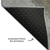 5' X 8' Denim Blue Ivory And Gray Geometric Washable Area Rug With UV Protection